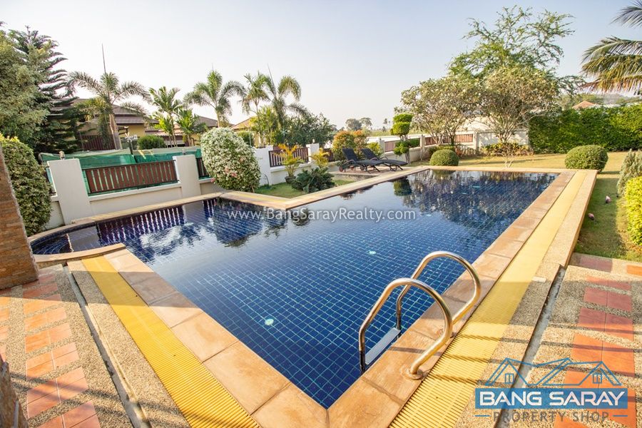 Pool Villa with Large Garden for Rent in East Bang Saray บ้าน  สำหรับเช่า