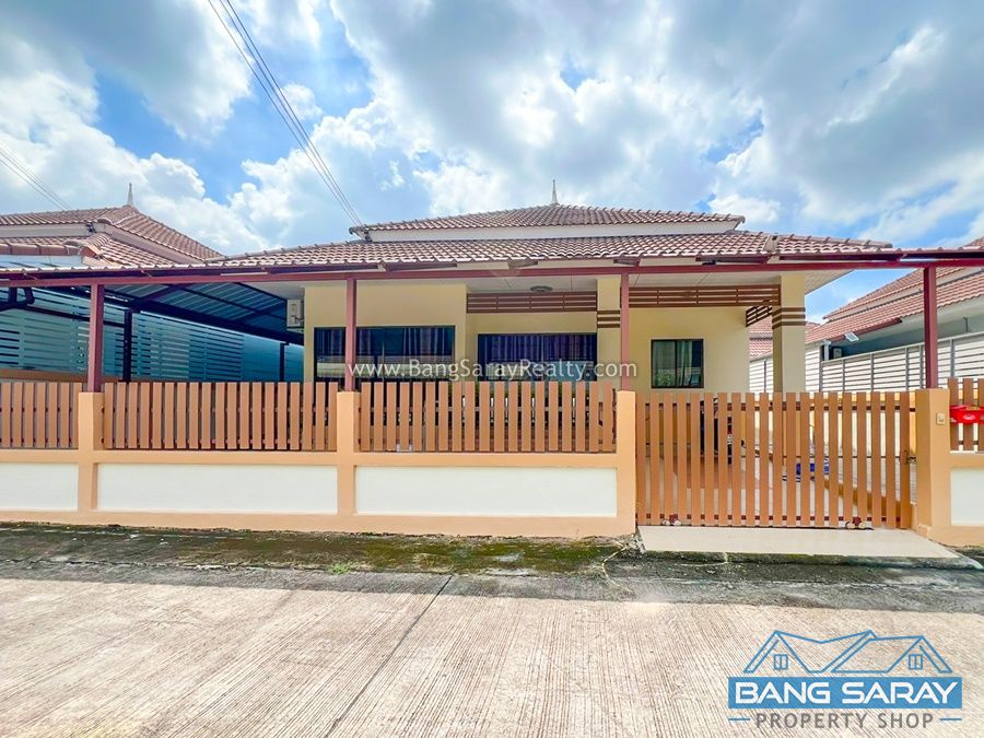 Single house for Sale in Bang Saray Soi BoonThavorn บ้าน  สำหรับขาย