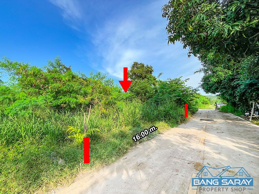 100 sqw of Land for Sale in Sattahip Near J-junction ที่ดิน  สำหรับขาย