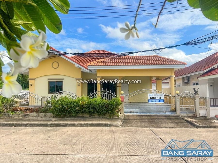 House for Rent in Koonsuk 1 Bang Saray บ้าน  สำหรับเช่า