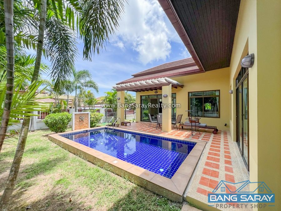 Bali-Style Pool Villa for Rent in Bang Saray บ้าน  สำหรับเช่า
