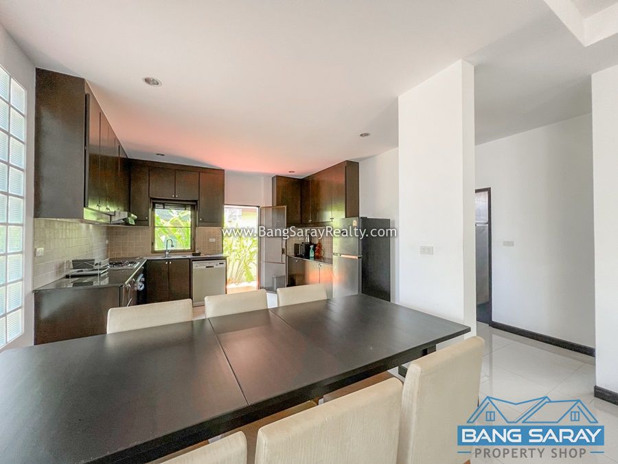 Bali-Style Pool Villa for Rent in Bang Saray บ้าน  สำหรับเช่า
