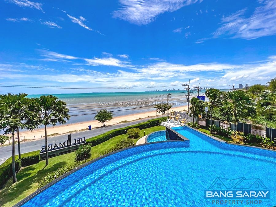 Del Mare Beachfront condo for Rent in Bang Saray คอนโด  สำหรับเช่า