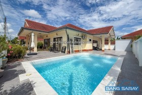 บ้านเดี่ยว พร้อมสระส่ายน้ำ บางเสร่ วิวภูเขา - 3 ห้องนอนบ้านสำหรับขายในบางเสร่, นาจอมเทียน