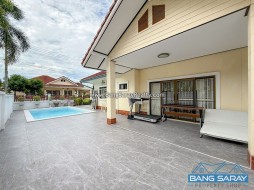 บ้านเดี่ยว พร้อมสระส่ายน้ำ บางเสร่ วิวภูเขา - 3 ห้องนอนบ้านสำหรับขายในบางเสร่, นาจอมเทียน