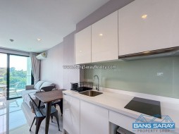 De Amber Condo ห่างหาดบางเสร่ 60 M. - 1 ห้องนอนคอนโดสำหรับขายในบางเสร่, นาจอมเทียน