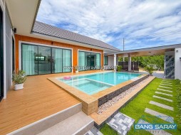 บ้านเดี่ยวสร้างใหม่ Pool Villa วิวภูเขา - 3 ห้องนอนบ้านสำหรับขายในบางเสร่, นาจอมเทียน
