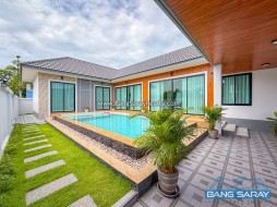 บ้านเดี่ยวสร้างใหม่ Pool Villa วิวภูเขา - 3 ห้องนอนบ้านสำหรับขายในบางเสร่, นาจอมเทียน