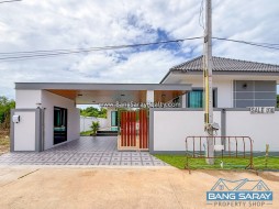 บ้านเดี่ยวสร้างใหม่ Pool Villa วิวภูเขา - 3 ห้องนอนบ้านสำหรับขายในบางเสร่, นาจอมเทียน