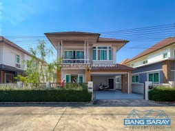 ให้เช่าบ้านเดี่ยว 2 ชั้น มีสระว่ายน้ำส่วนกลาง - 3 ห้องนอนบ้านสำหรับเช่าในบางเสร่, นาจอมเทียน