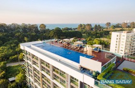 ขายด่วน Condo บางเสร่  ห้องมุม - 1 ห้องนอนคอนโดสำหรับขายในบางเสร่, นาจอมเทียน