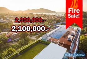 ขายด่วน Condo บางเสร่  ห้องมุม - 1 ห้องนอนคอนโดสำหรับขายในบางเสร่, นาจอมเทียน