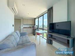 ให้เช่า ห้องมุม คอนโด Sea Zen ใกล้ทะเล พร้อมเฟอร์นิเจอร์  - 1 ห้องนอนคอนโดสำหรับเช่าในบางเสร่, นาจอมเทียน