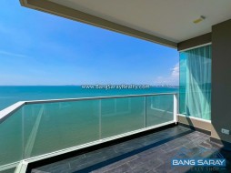 Del Mare Condo, Bang Saray Beachfront, Front-corner 180° Sea Views - 2 ห้องนอนคอนโดสำหรับขายในบางเสร่, นาจอมเทียน