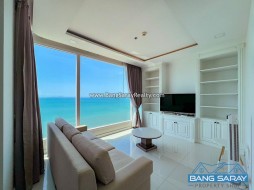 Del Mare Condo, Bang Saray Beachfront, Front-corner 180° Sea Views - 2 ห้องนอนคอนโดสำหรับขายในบางเสร่, นาจอมเทียน