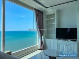 Del Mare Condo, Bang Saray Beachfront, Front-corner 180° Sea Views - 2 ห้องนอนคอนโดสำหรับขายในบางเสร่, นาจอมเทียน