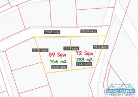 ขายที่ดินฝั่งทะเลบางเสร่ 161 ตรว. ติดถนน 2 ด้าน - ที่ดินสำหรับขายในบางเสร่, นาจอมเทียน
