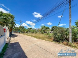 ขายที่ดินฝั่งทะเลบางเสร่ 161 ตรว. ติดถนน 2 ด้าน - ที่ดินสำหรับขายในบางเสร่, นาจอมเทียน