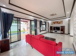 บ้านเดี่ยวหลังมุม พร้อมสระว่ายน้ำ บางเสร่ตะวันออก - 4 ห้องนอนบ้านสำหรับขายและให้เช่าในบางเสร่, นาจอมเทียน