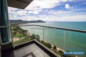 Del Mare Beachfront Condo ห้องมุมให้เช่า - 1 ห้องนอนคอนโดสำหรับเช่าในบางเสร่, นาจอมเทียน
