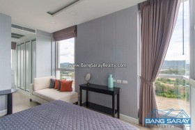 Del Mare Beachfront Condo ห้องมุมให้เช่า - 1 ห้องนอนคอนโดสำหรับเช่าในบางเสร่, นาจอมเทียน