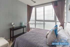 Del Mare Beachfront Condo ห้องมุมให้เช่า - 1 ห้องนอนคอนโดสำหรับเช่าในบางเสร่, นาจอมเทียน