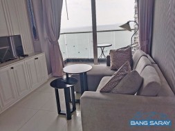 Del Mare Beachfront Condo ห้องมุมให้เช่า - 1 ห้องนอนคอนโดสำหรับเช่าในบางเสร่, นาจอมเทียน