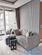 Del Mare Beachfront Condo ห้องมุมให้เช่า - 1 ห้องนอนคอนโดสำหรับเช่าในบางเสร่, นาจอมเทียน