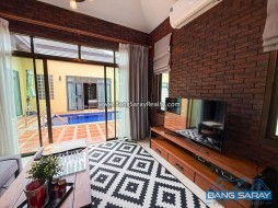 บ้านเดี่ยว Modern Dark Interior สระว่ายน้ำส่วนตัว – ฝั่งทะเลบางเสร่ - 3 ห้องนอนบ้านสำหรับขายในบางเสร่, นาจอมเทียน