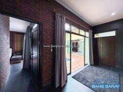บ้านเดี่ยว Modern Dark Interior สระว่ายน้ำส่วนตัว – ฝั่งทะเลบางเสร่ - 3 ห้องนอนบ้านสำหรับขายในบางเสร่, นาจอมเทียน