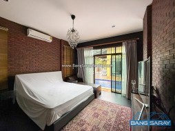 บ้านเดี่ยว Modern Dark Interior สระว่ายน้ำส่วนตัว – ฝั่งทะเลบางเสร่ - 3 ห้องนอนบ้านสำหรับขายในบางเสร่, นาจอมเทียน