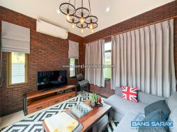 บ้านเดี่ยว Modern Dark Interior สระว่ายน้ำส่วนตัว – ฝั่งทะเลบางเสร่ - 3 ห้องนอนบ้านสำหรับขายในบางเสร่, นาจอมเทียน