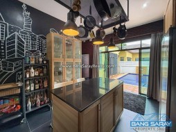 บ้านเดี่ยว Modern Dark Interior สระว่ายน้ำส่วนตัว – ฝั่งทะเลบางเสร่ - 3 ห้องนอนบ้านสำหรับขายในบางเสร่, นาจอมเทียน