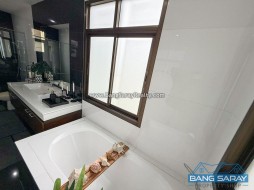 บ้านเดี่ยว Modern Dark Interior สระว่ายน้ำส่วนตัว – ฝั่งทะเลบางเสร่ - 3 ห้องนอนบ้านสำหรับขายในบางเสร่, นาจอมเทียน