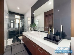 บ้านเดี่ยว Modern Dark Interior สระว่ายน้ำส่วนตัว – ฝั่งทะเลบางเสร่ - 3 ห้องนอนบ้านสำหรับขายในบางเสร่, นาจอมเทียน