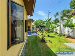 บ้านเดี่ยวหลังมุม พร้อมสระว่ายน้ำส่วนตัว - 3 ห้องนอนบ้านสำหรับขายในบางเสร่, นาจอมเทียน