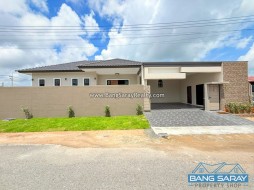 บ้านเดี่ยวสร้างใหม่ บางเสร่ ใกล้ถนนสุขุมวิทเพียง 1 กม. - 3 ห้องนอนบ้านสำหรับขายในบางเสร่, นาจอมเทียน